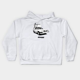 Subaru BRAT Camper Kids Hoodie